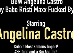 BBW Angelina Castro & Jet-black Pet Kristi Maxx Fucked Apart from BBC!